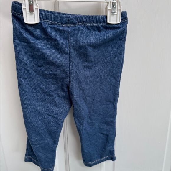 Tommy Hilfiger 3T Girls Blue Capri Jeggings Leggings Pants - Picture 4 of 5